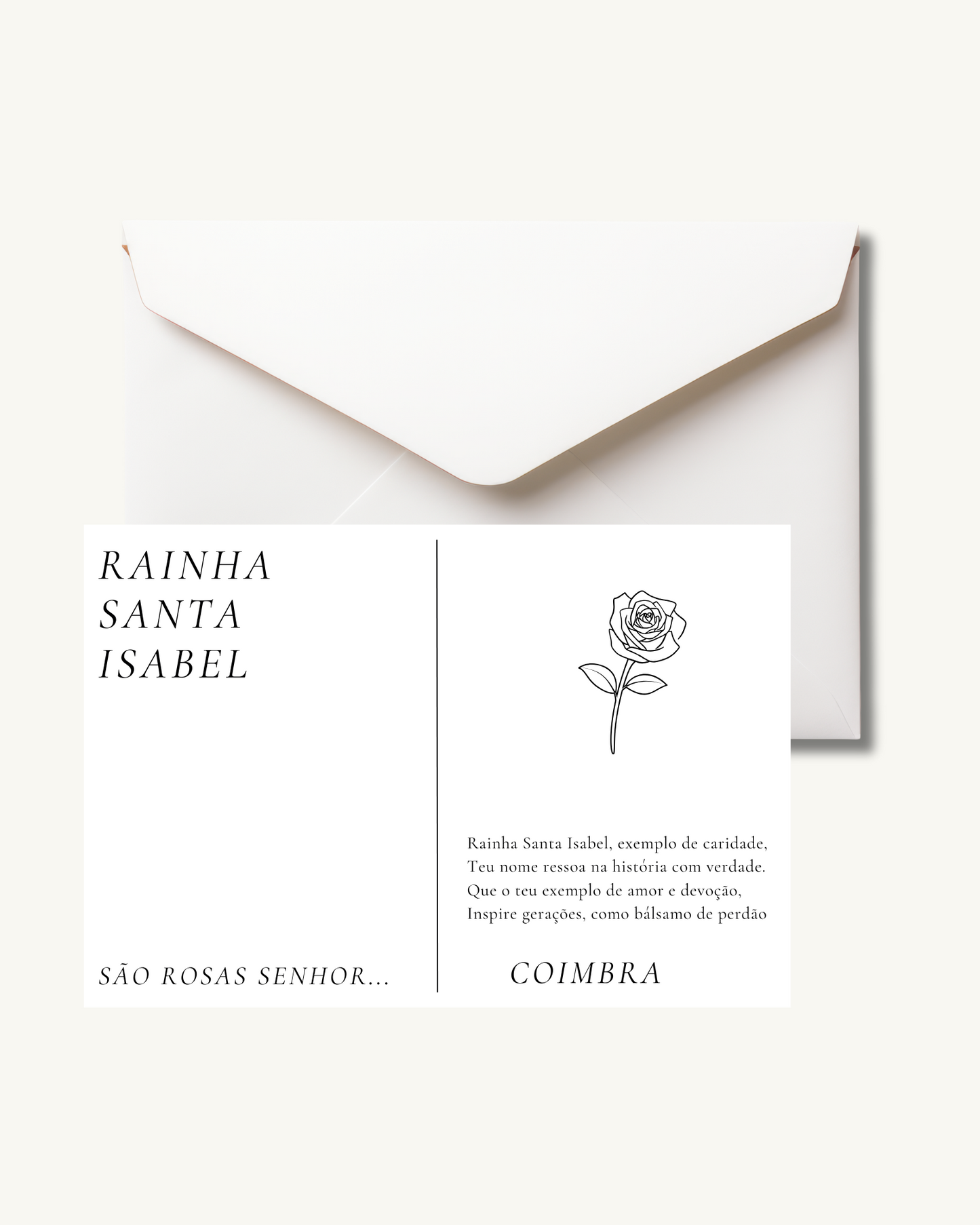 Postal Rainha Santa Isabel 2024