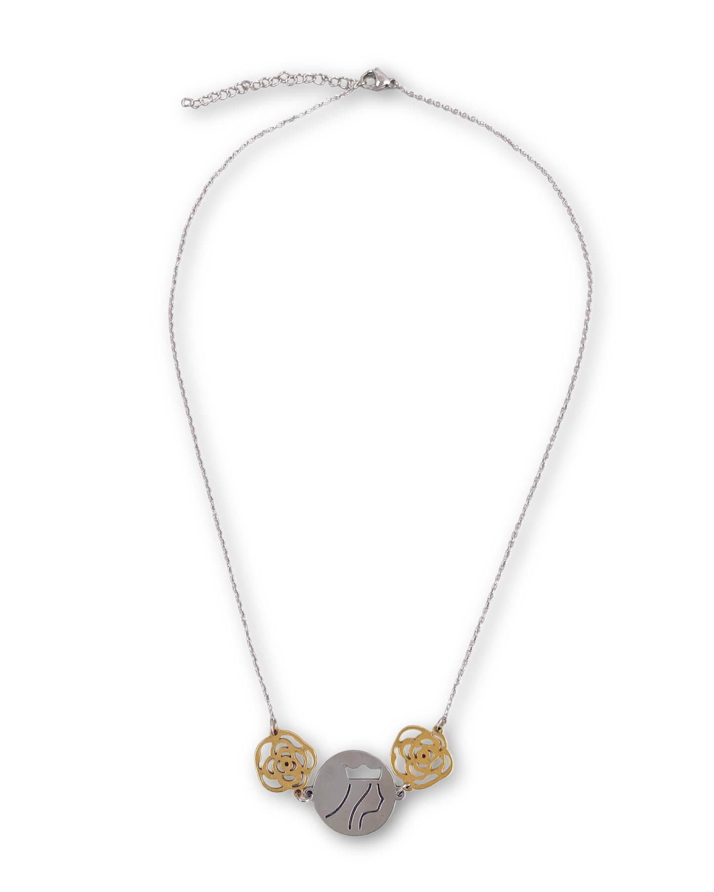 Colar Rainha Santa Isabel Gold Roses