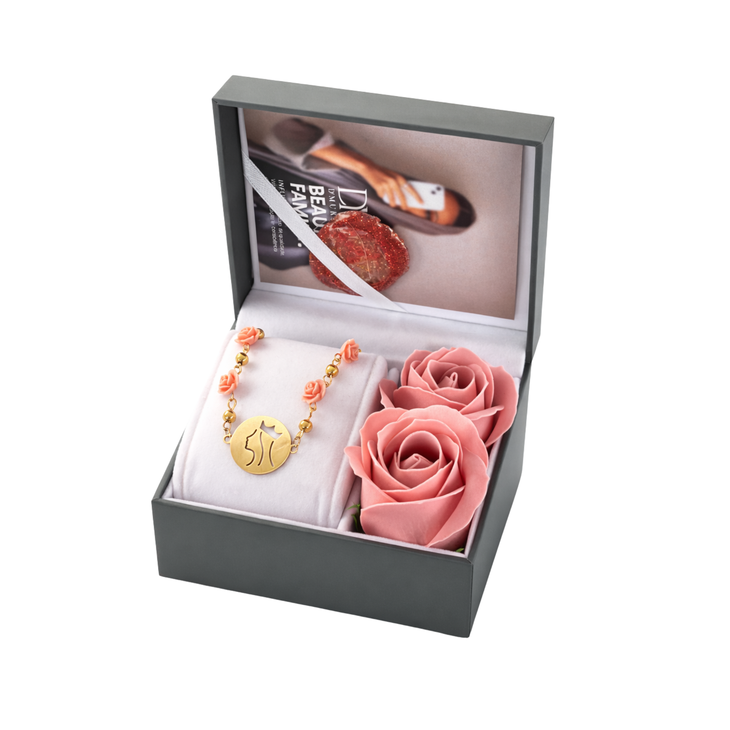 Colar Rainha Santa Isabel com Rosas - Edição Especial