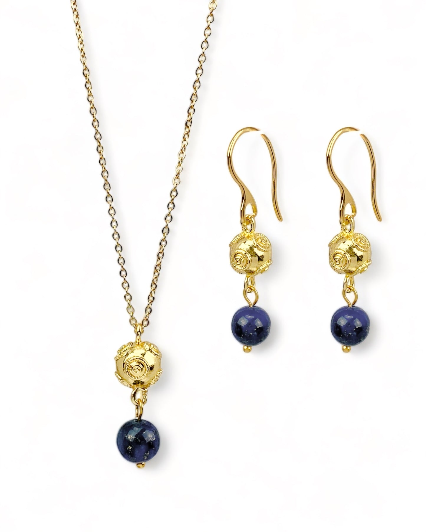Conjunto Conta De Viana Com Lapis Lazuli