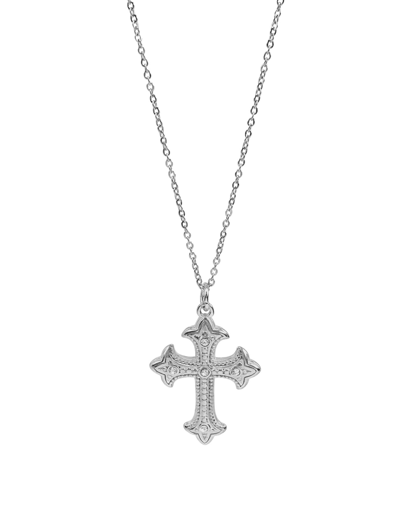 Colar Cruz Com Zircônia