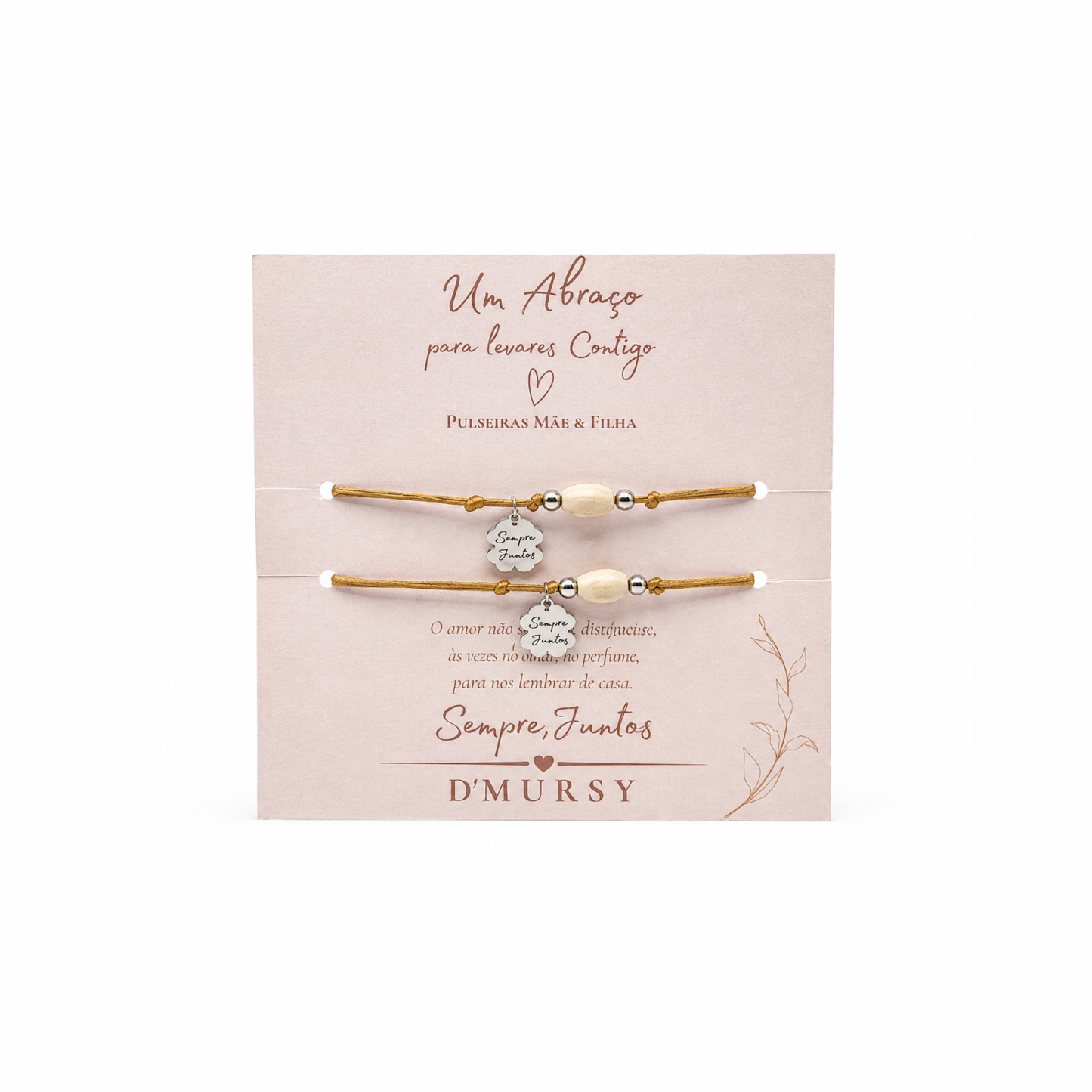 Pulseiras Mãe & Filha Sempre Juntas