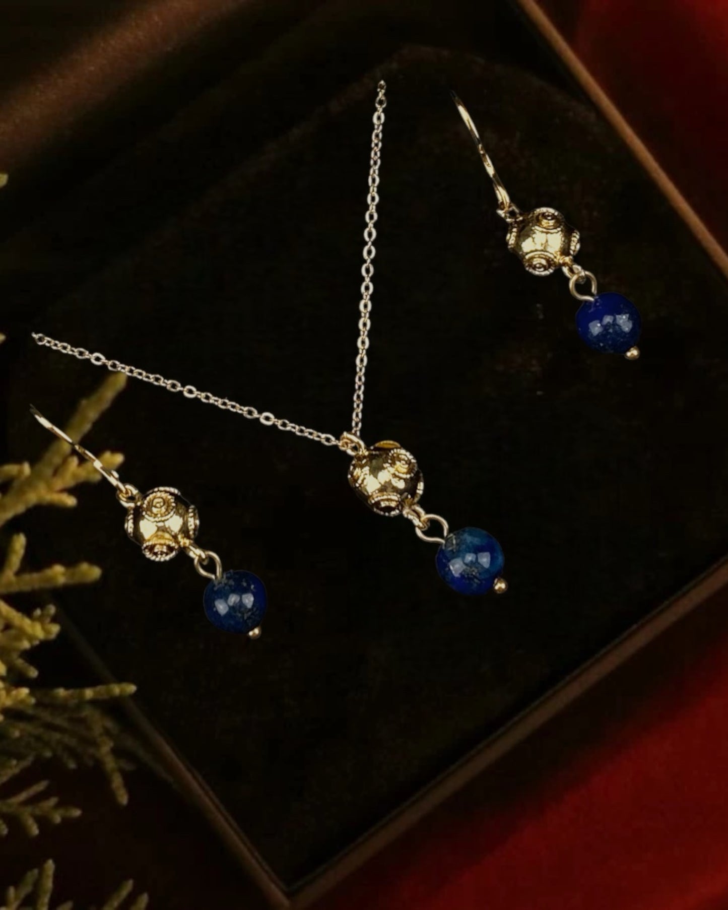 Conjunto Conta De Viana Com Lapis Lazuli