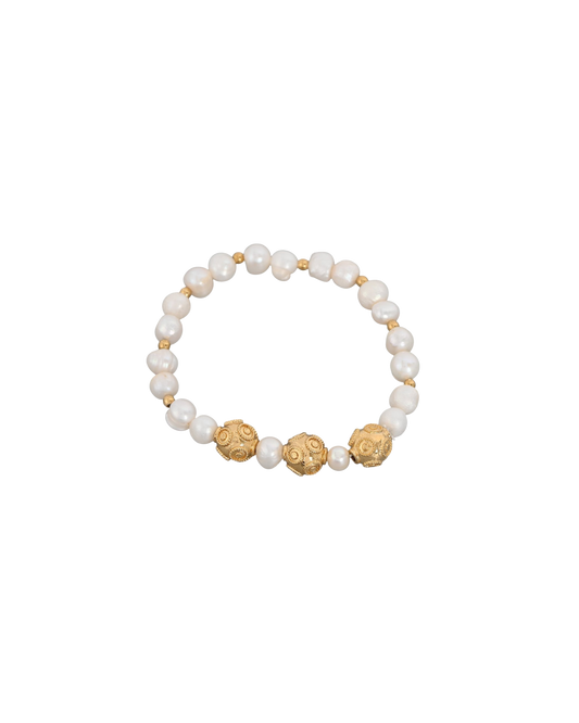 Pulseira Pérolas com Contas de Viana