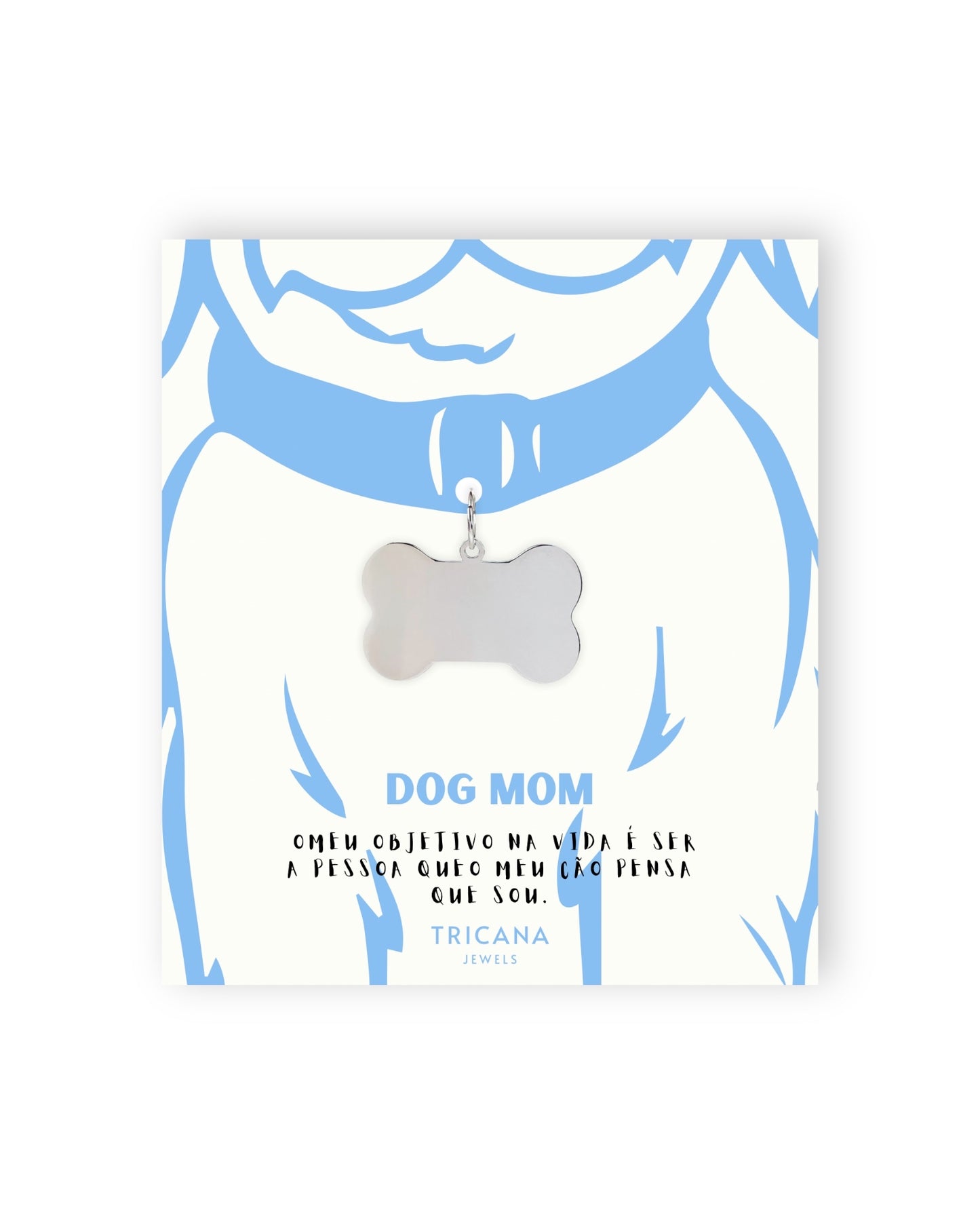 Osso Id Dog Mom Personalizável