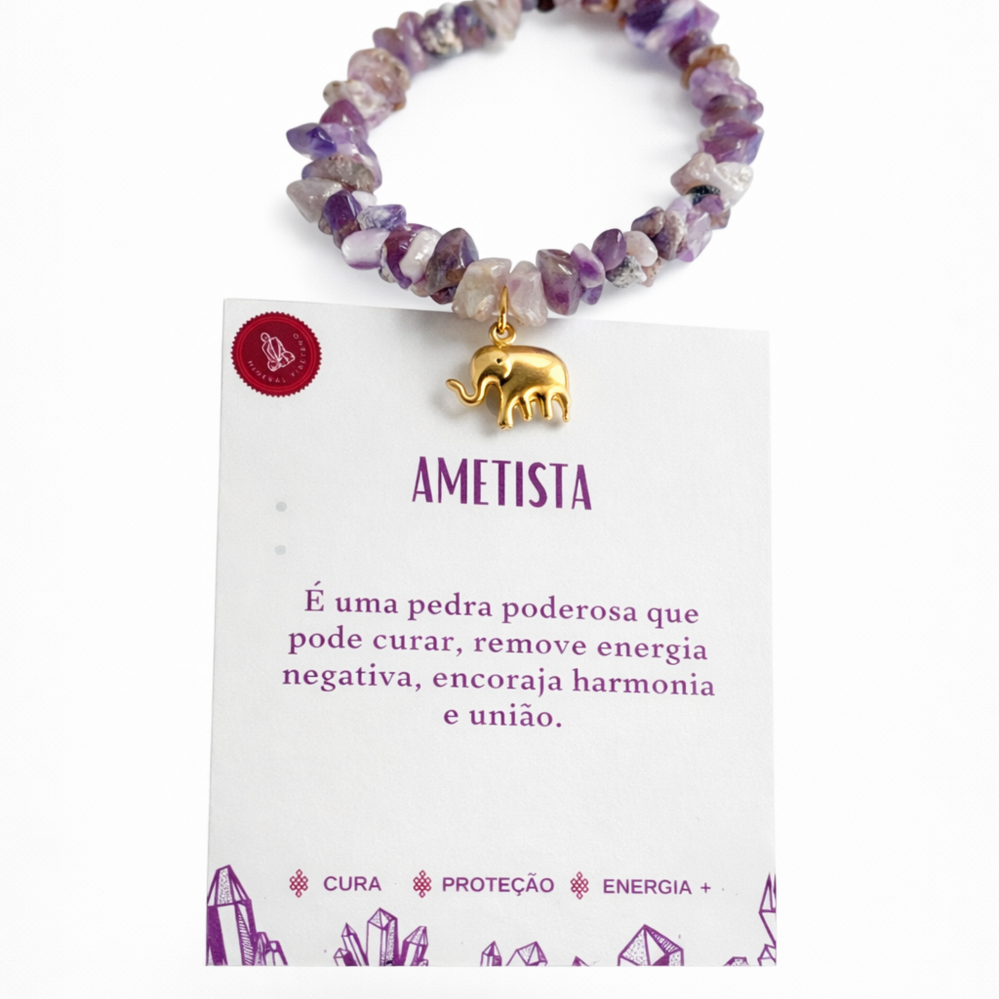 Pulseira Ametista / Proteção & Harmonia