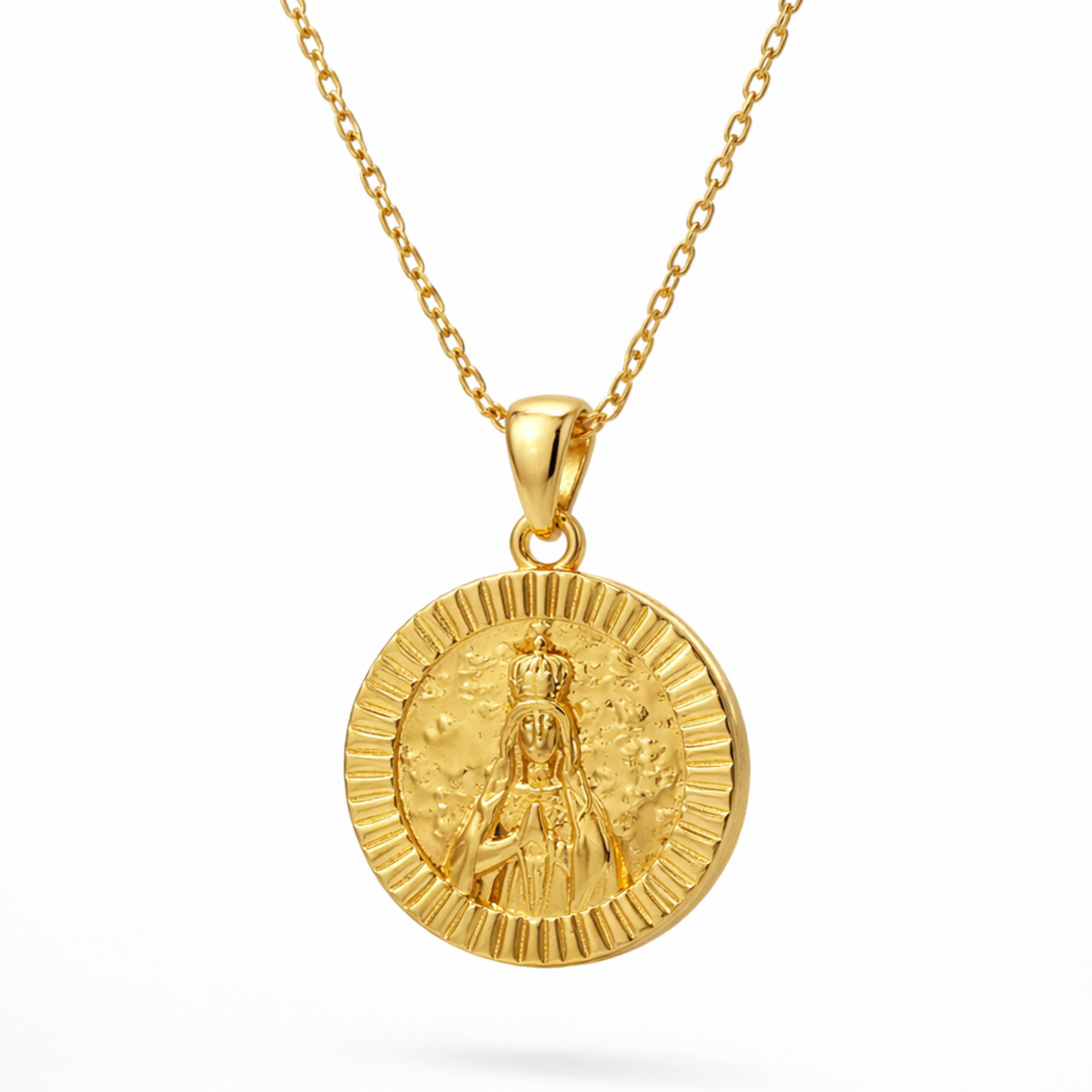 Colar Luz de Fátima com zircônias