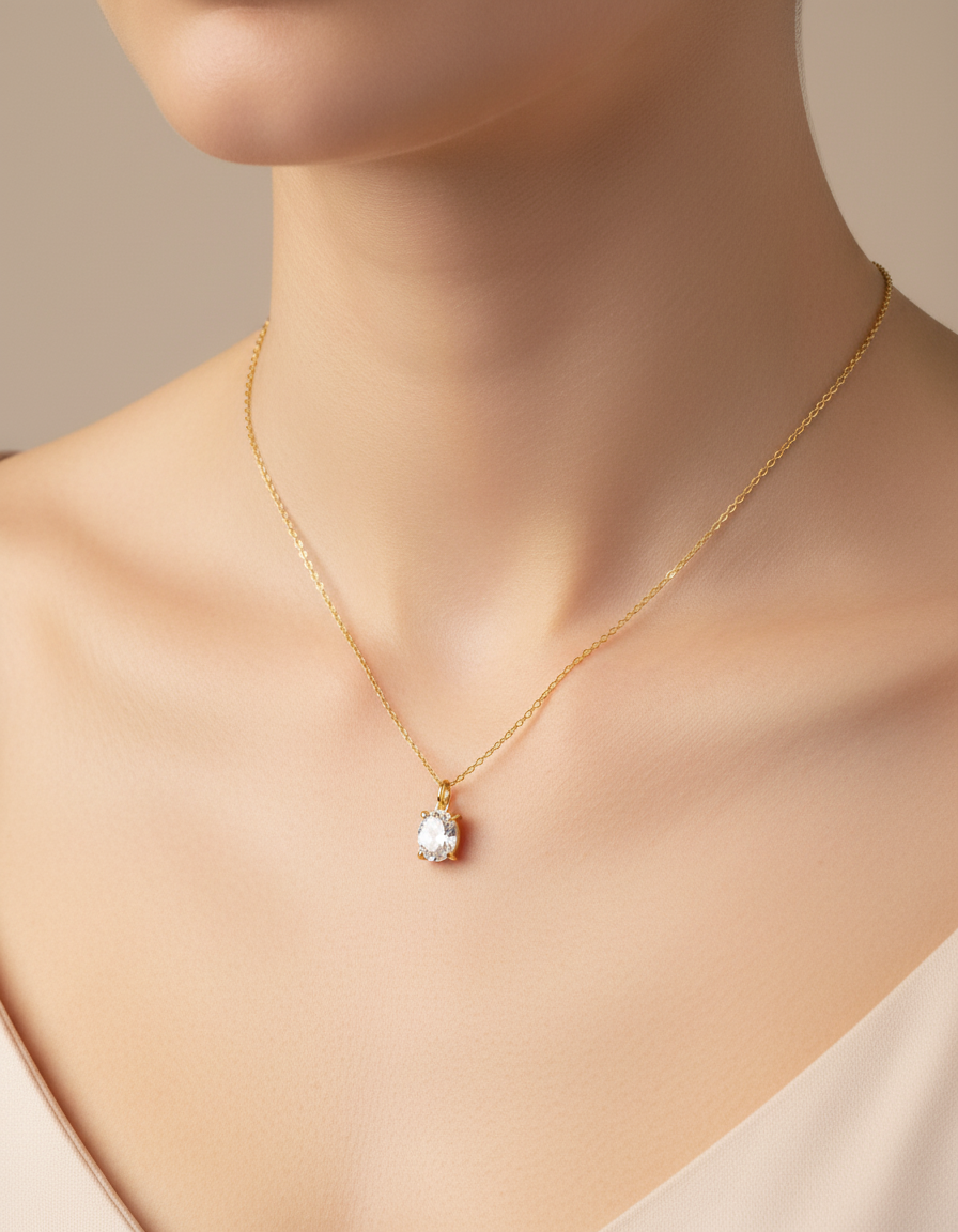 Colar com Cristal Austríaco