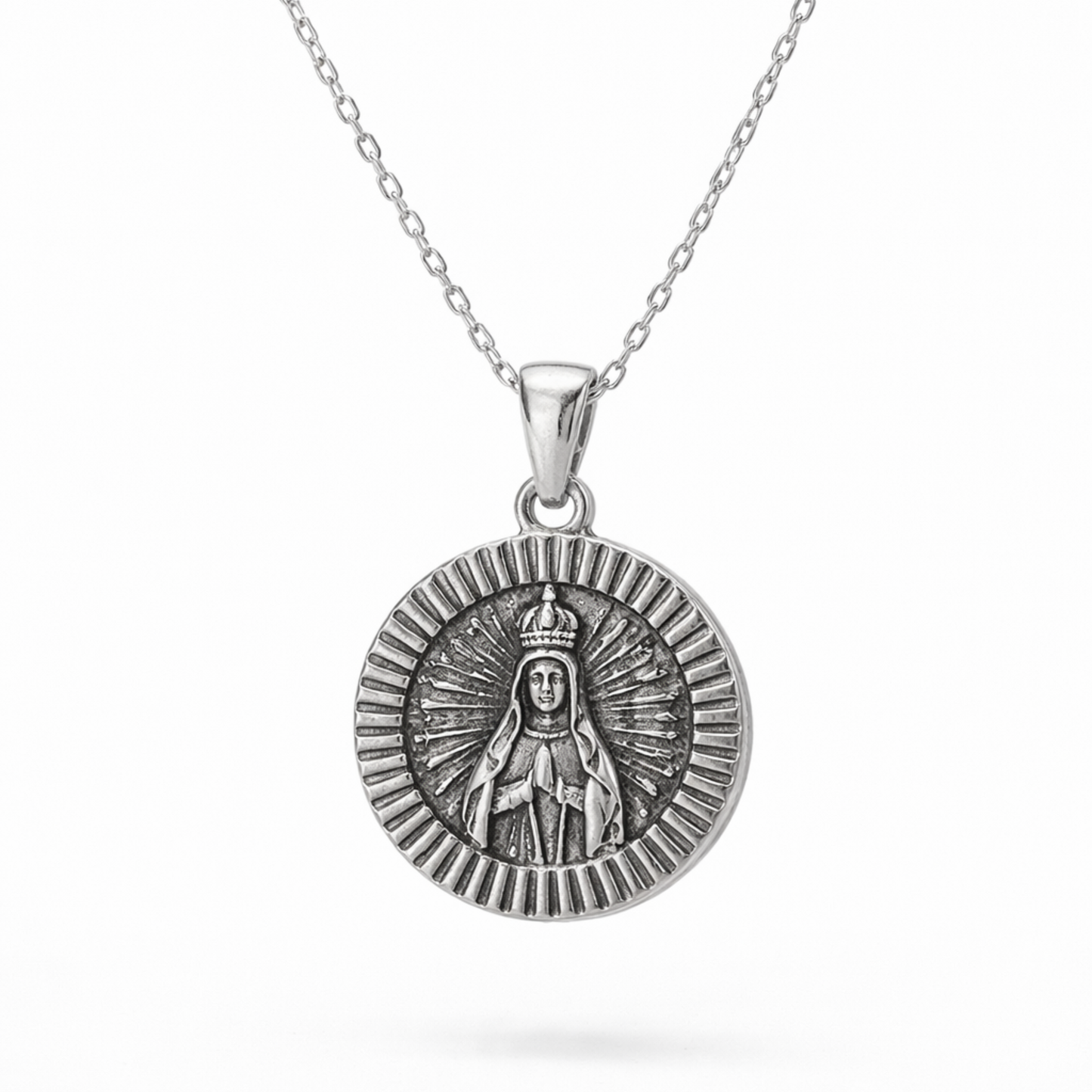 Colar Luz de Fátima com zircônias