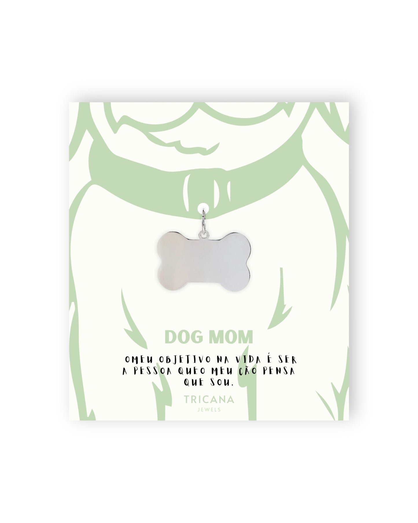 Osso Id Dog Mom Personalizável