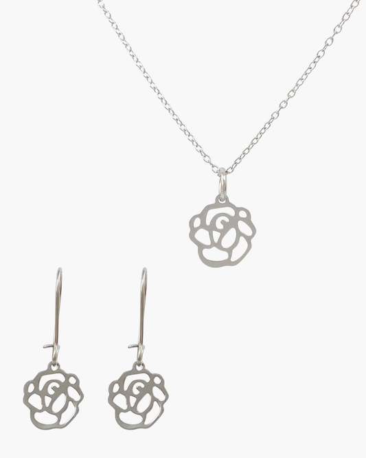 Conjunto Rosas na tua mão