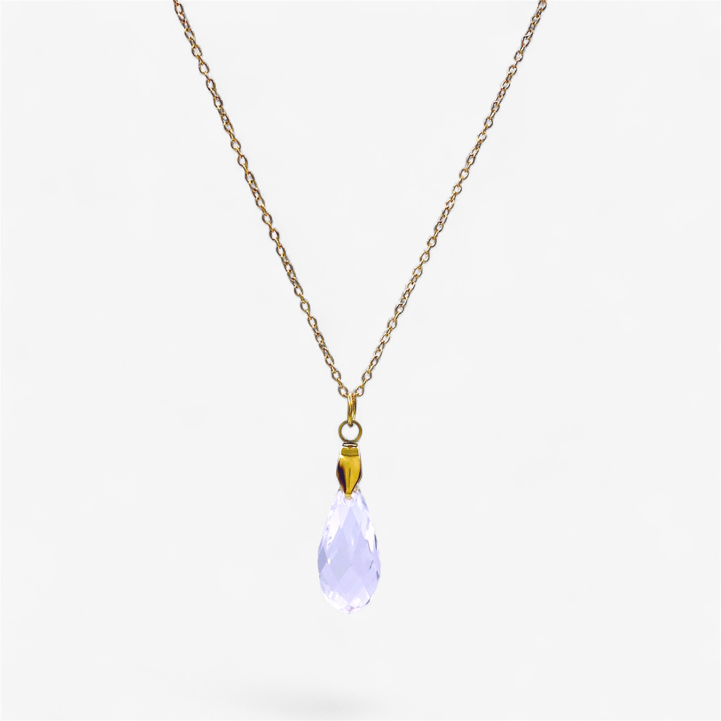 Colar Fonte dos Amores em Aço com Cristal Swarovski®