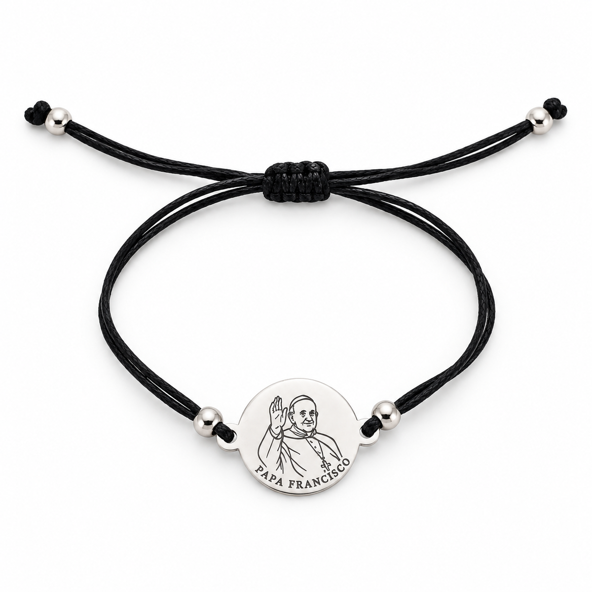 Pulseira Papa Francisco em Aço Inoxidável 316L